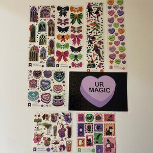 Pipsticks Halloween Witchy Stickers Set Cakes Bows Hearts & More